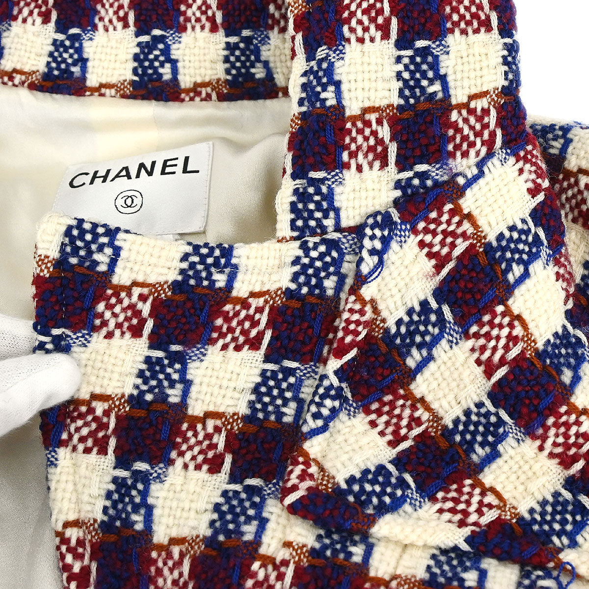 Chanel Hooded Duffel Coat Ivory Wool #38
