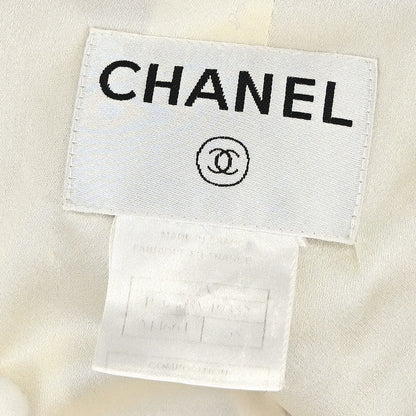Chanel Hooded Duffel Coat Ivory Wool #38