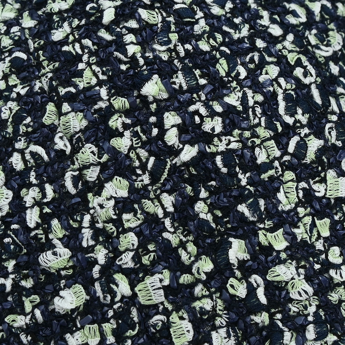 Chanel 2018-2019 Collarless Single Breasted Tweed Jacket Green  #44