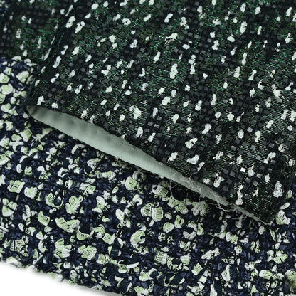 Chanel 2018-2019 Collarless Single Breasted Tweed Jacket Green  #44