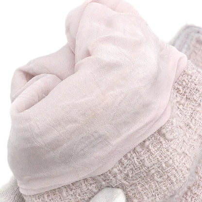 Chanel 2009 Collarless Single Breasted Jacket Light Pink #42