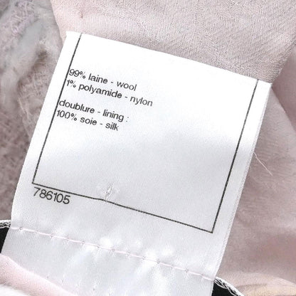 Chanel 2009 Collarless Single Breasted Jacket Light Pink #42