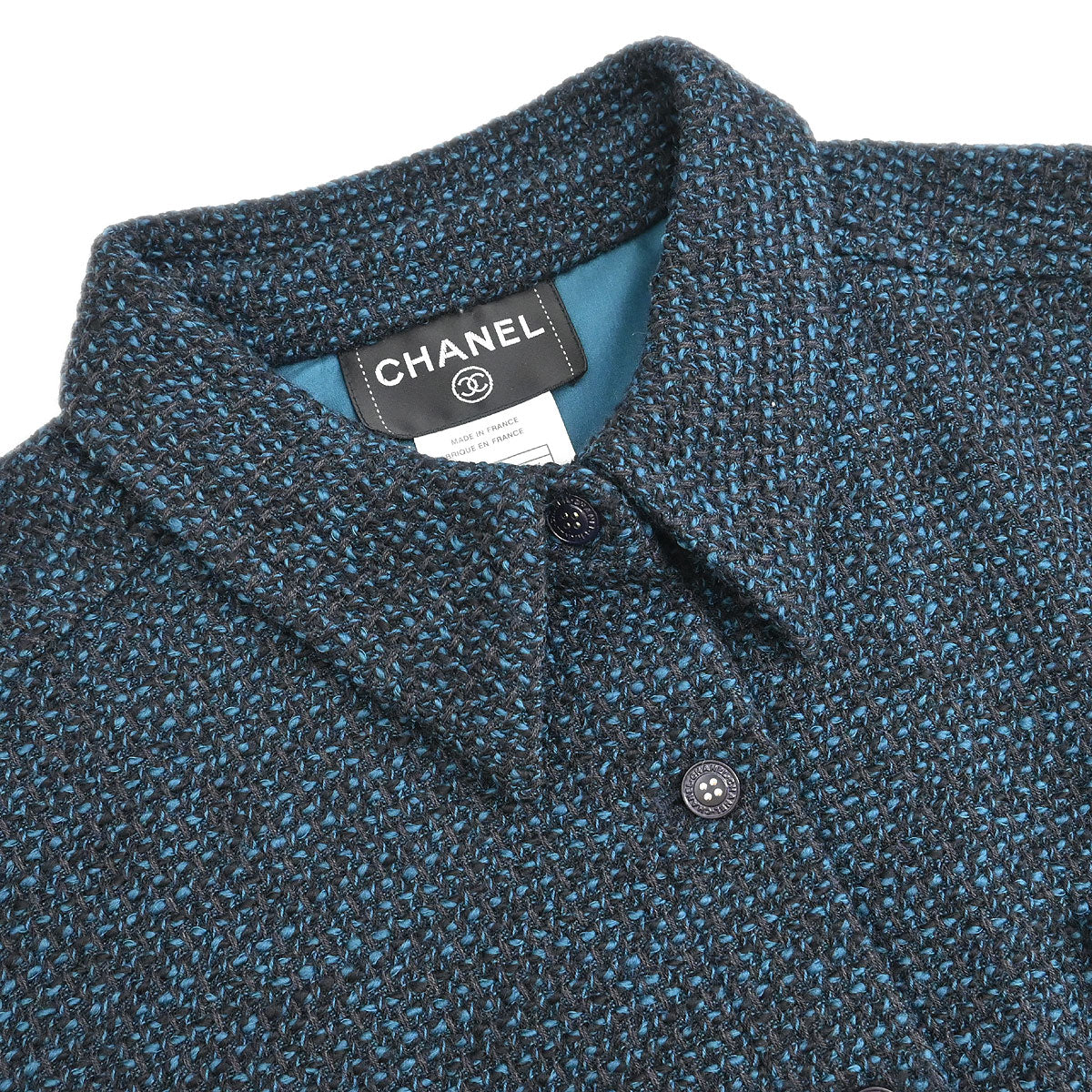 Chanel 2002 Single Breasted Jacket Black #46