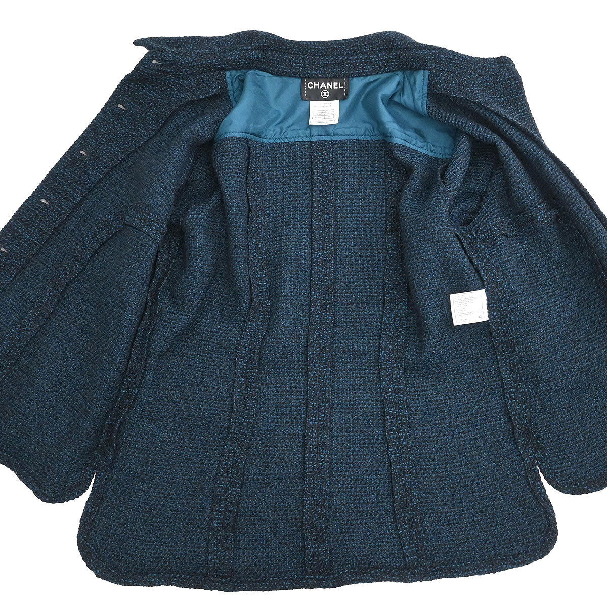 Chanel 2002 Single Breasted Jacket Black #46