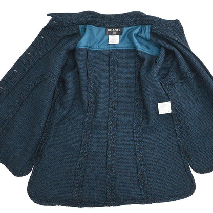 Chanel 2002 Single Breasted Jacket Black #46