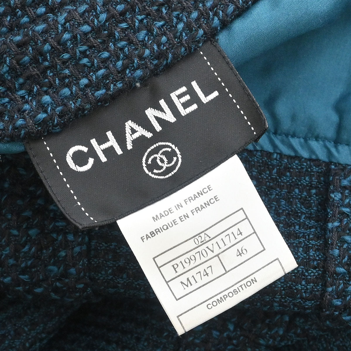 Chanel 2002 Single Breasted Jacket Black #46