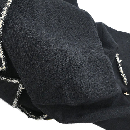 Chanel 2005 Emblem Double Breasted Jacket Black #38