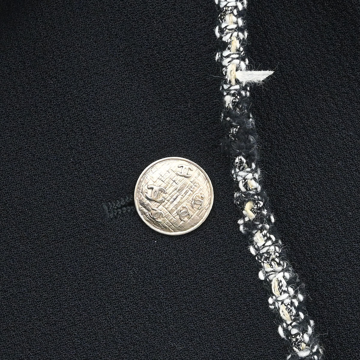 Chanel 2005 Emblem Single Breasted Jacket Black  #38