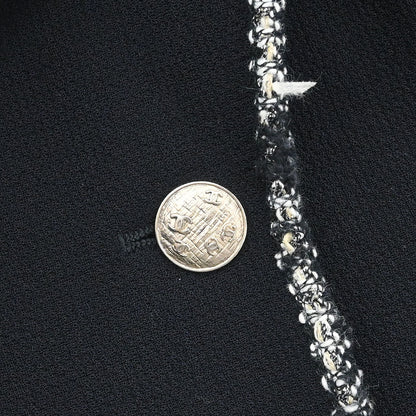 Chanel 2005 Emblem Single Breasted Jacket Black  #38