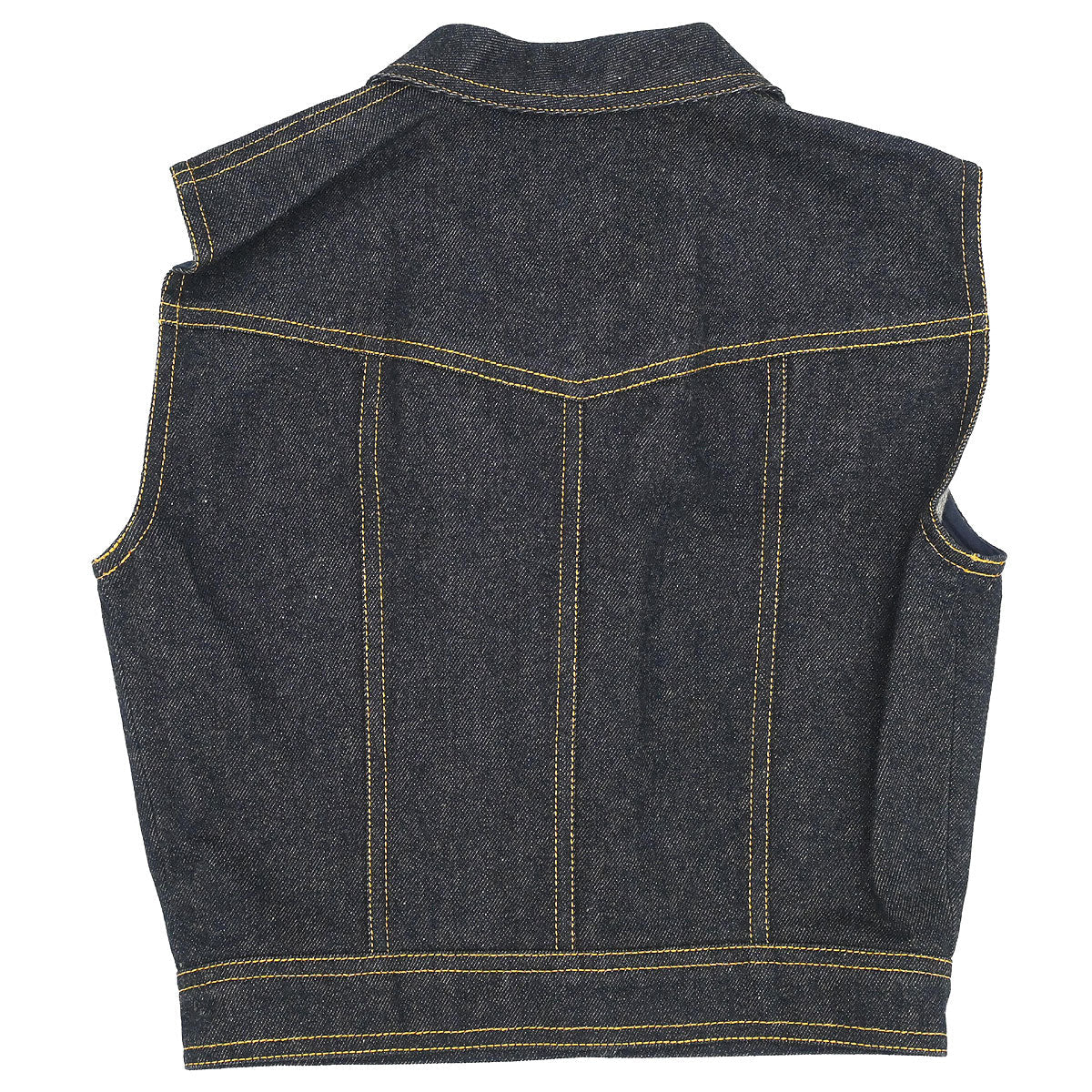 Chanel 1996 Vest Denim Jacket Indigo #36
