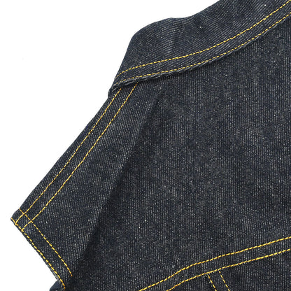 Chanel 1996 Vest Denim Jacket Indigo #36