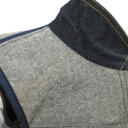 Chanel 1996 Vest Denim Jacket Indigo #36