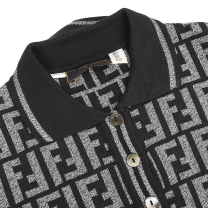 Fendi Top Polo Shirt Zucca Dark Brown