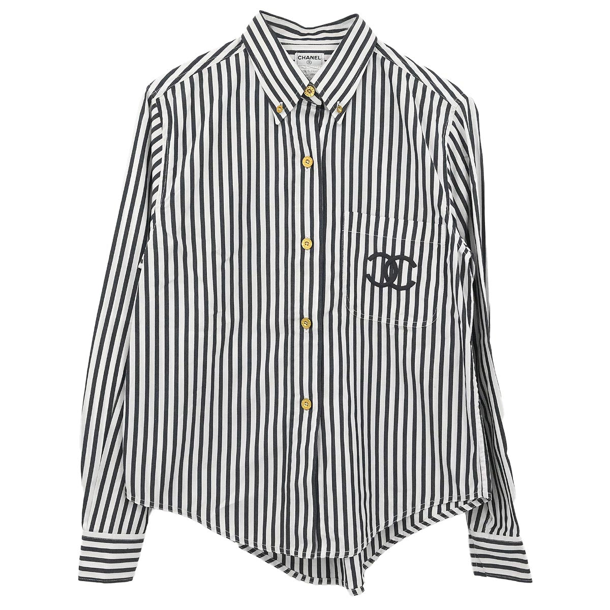 Chanel Blouse Shirt Black