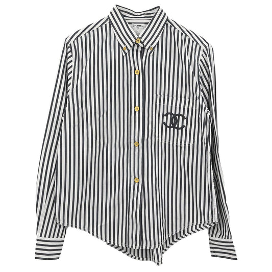 Chanel Blouse Shirt Black