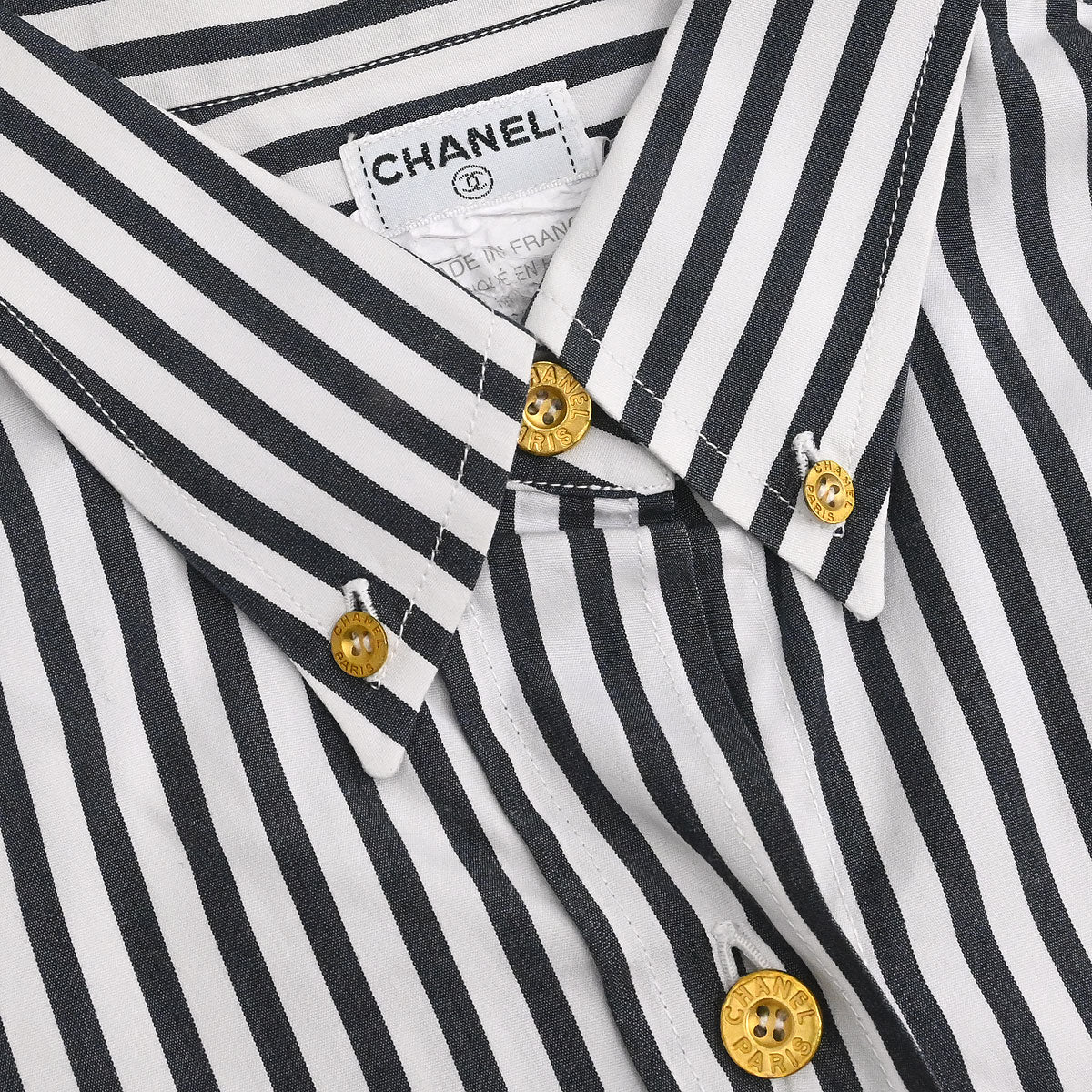 Chanel Blouse Shirt Black