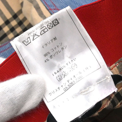 Christian Dior 2004 Check Skirt Beige #38