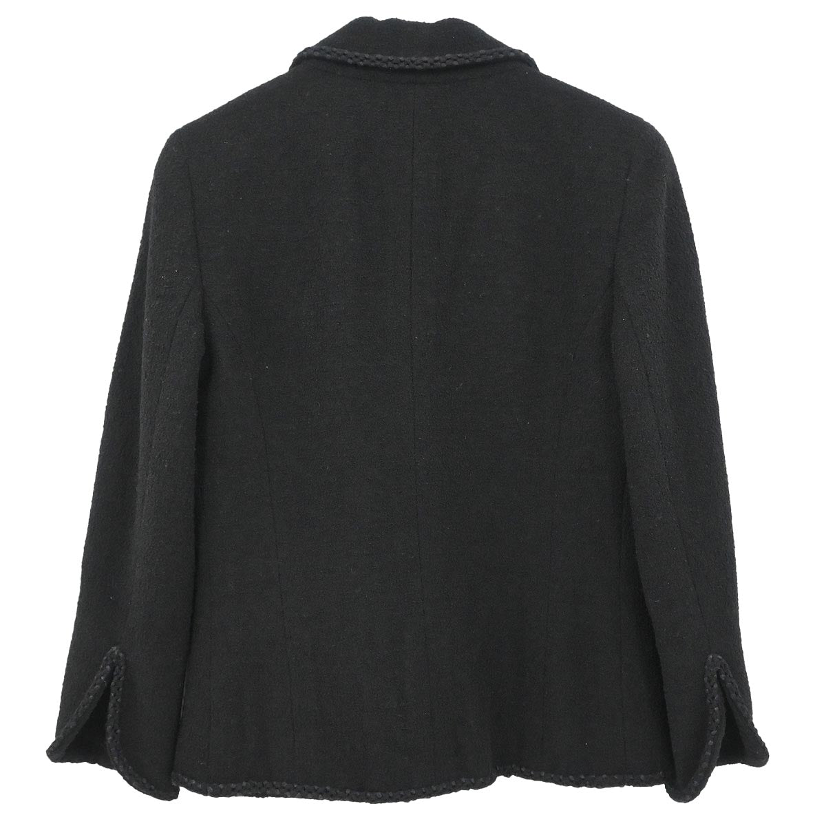 Chanel 2008 Single Breasted Jacket Black #38