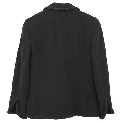 Chanel 2008 Single Breasted Jacket Black #38