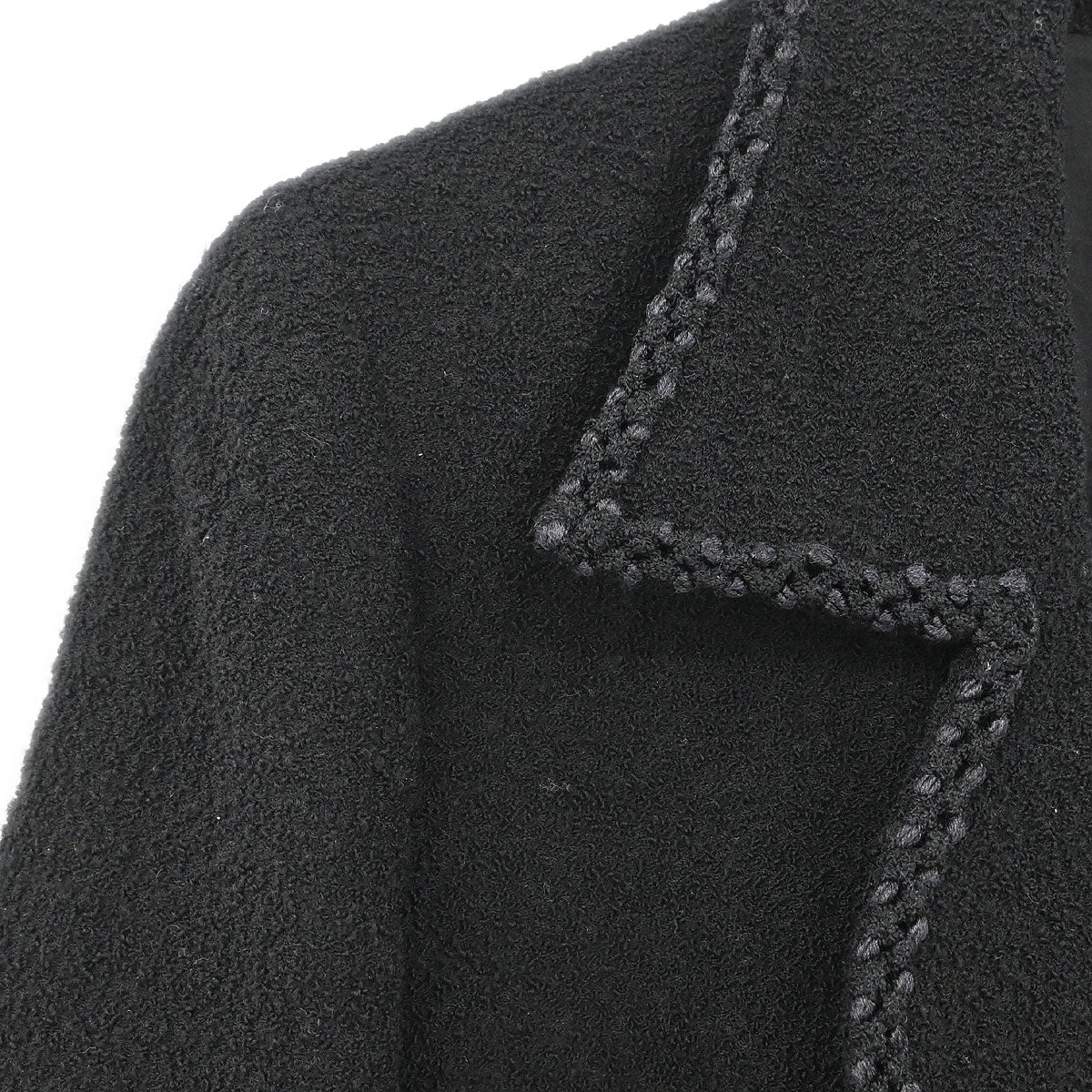 Chanel 2008 Single Breasted Jacket Black #38
