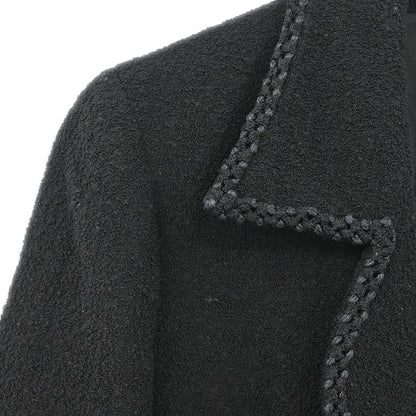 Chanel 2008 Single Breasted Jacket Black #38