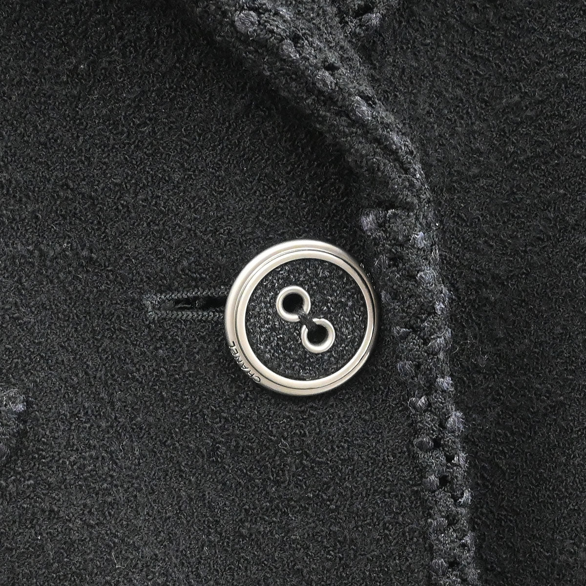 Chanel 2008 Single Breasted Jacket Black #38