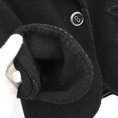 Chanel 2008 Single Breasted Jacket Black #38