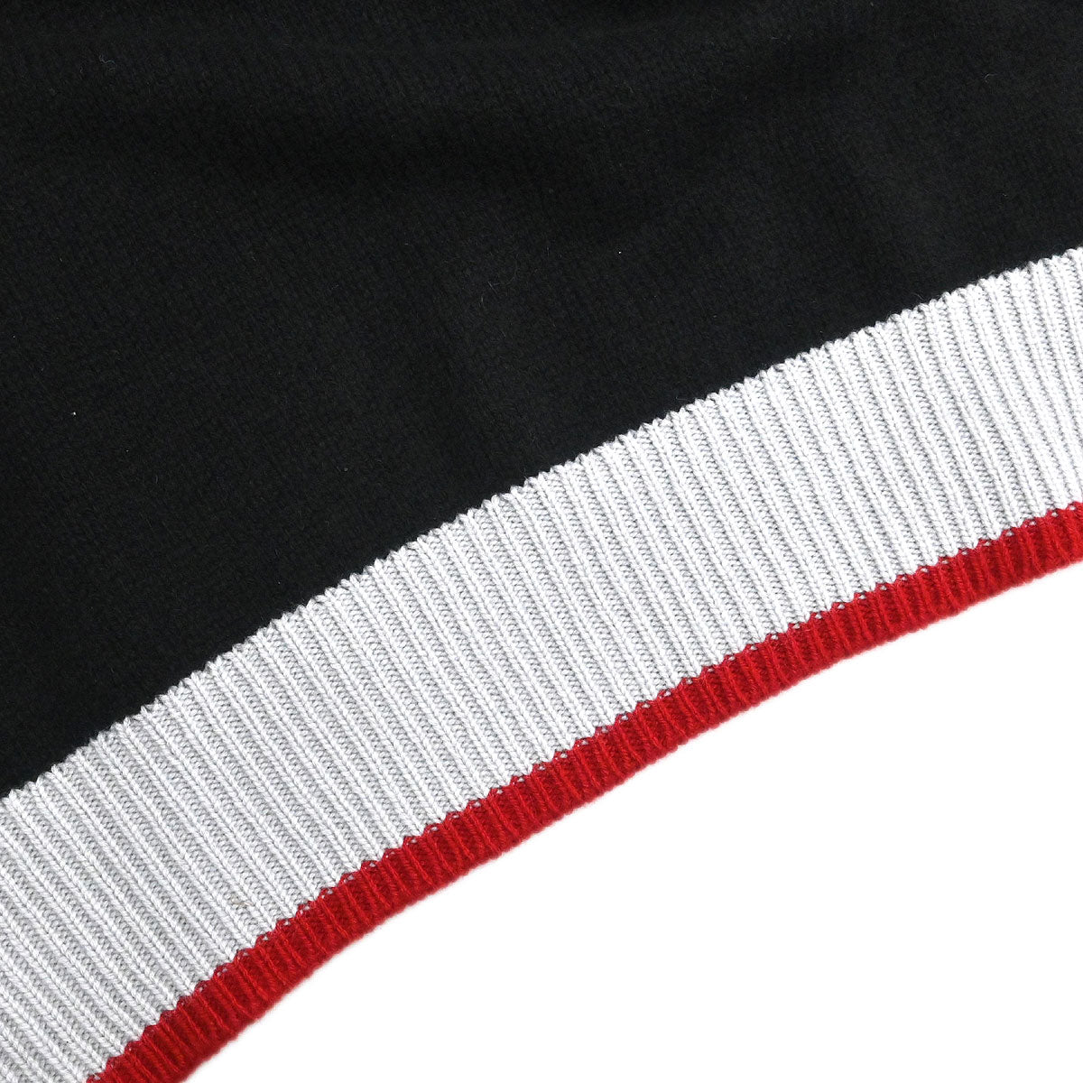 Chanel 1996 Long Sleeve Sweater Knit Top Black #46