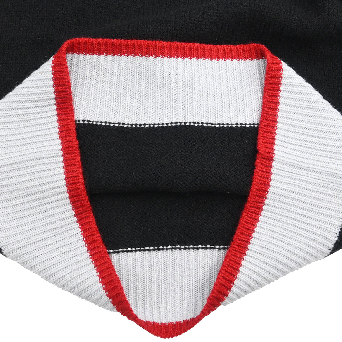 Chanel 1996 Long Sleeve Sweater Knit Top Black #46