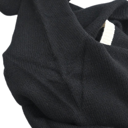 Chanel 1996 Long Sleeve Sweater Knit Top Black #46