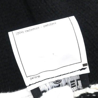 Chanel 1996 Long Sleeve Sweater Knit Top Black #46