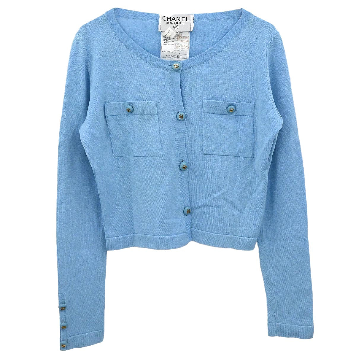 Chanel 1993 Cardigan Light Blue #38
