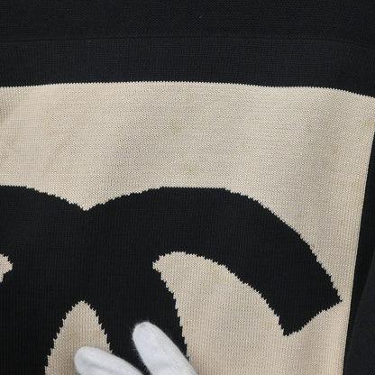 Chanel 2003 Sport Line Belted Robe Style Coat Gown Black #M