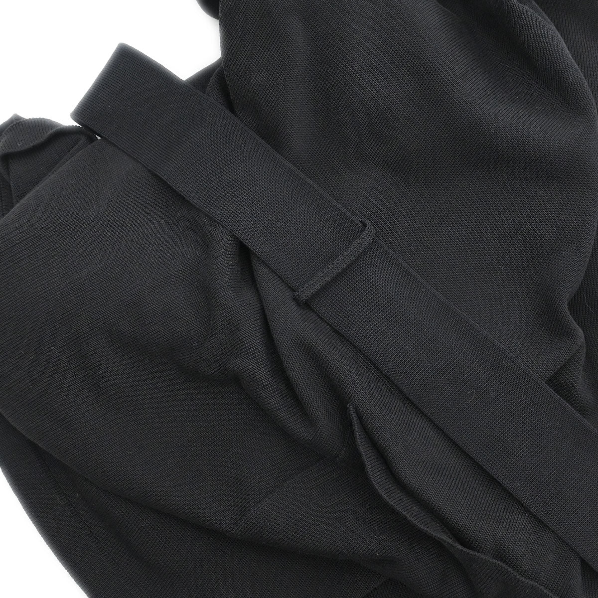 Chanel 2003 Sport Line Belted Robe Style Coat Gown Black #M