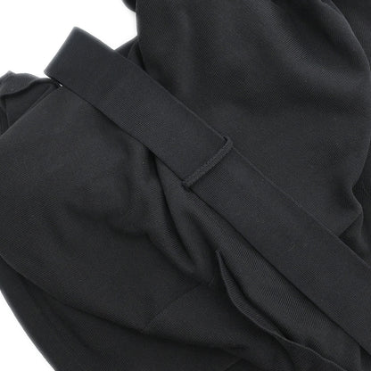 Chanel 2003 Sport Line Belted Robe Style Coat Gown Black #M