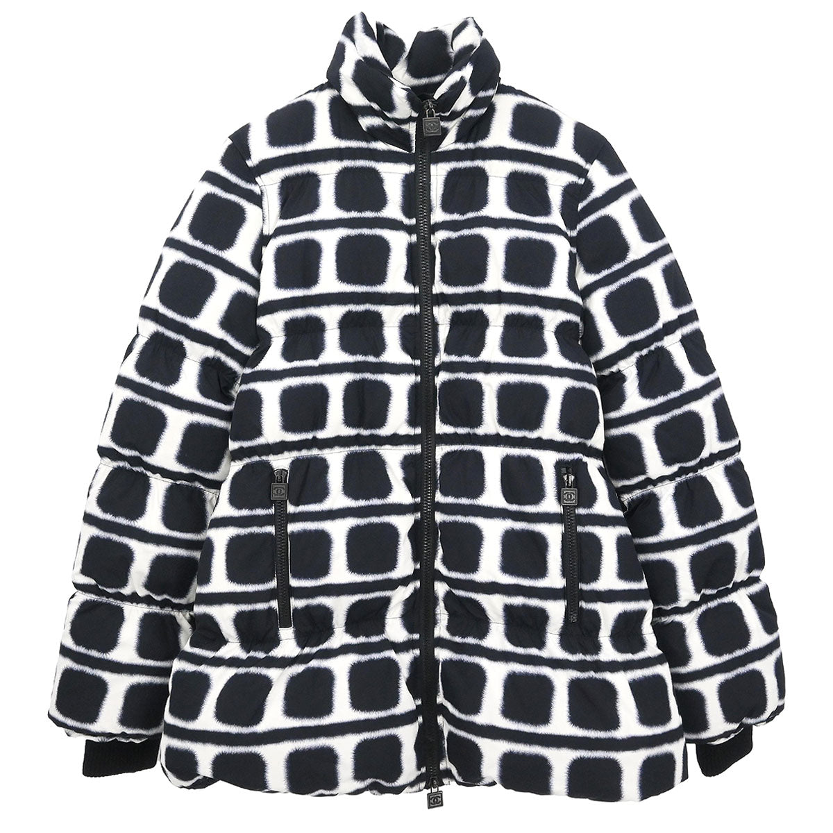 Chanel 2007 Sport Line Zip Up Jacket Black #36