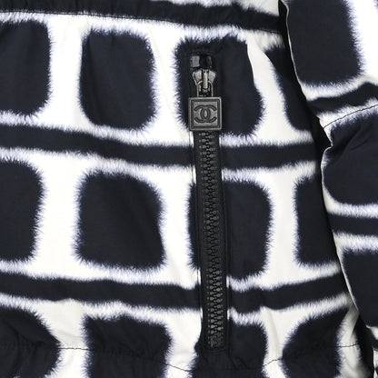 Chanel 2007 Sport Line Zip Up Jacket Black #36