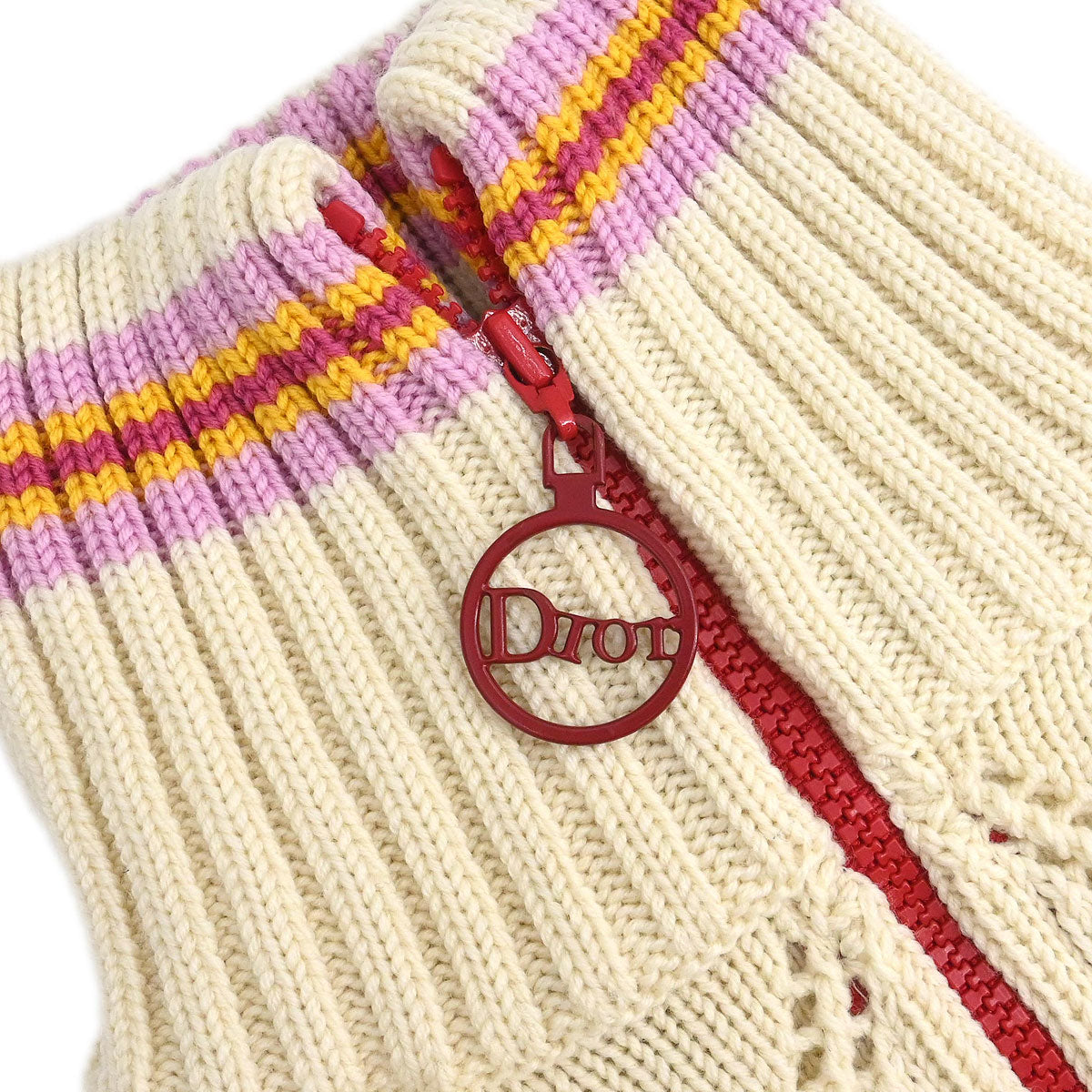 Christian Dior 2004 Sweater Knit Top White #36