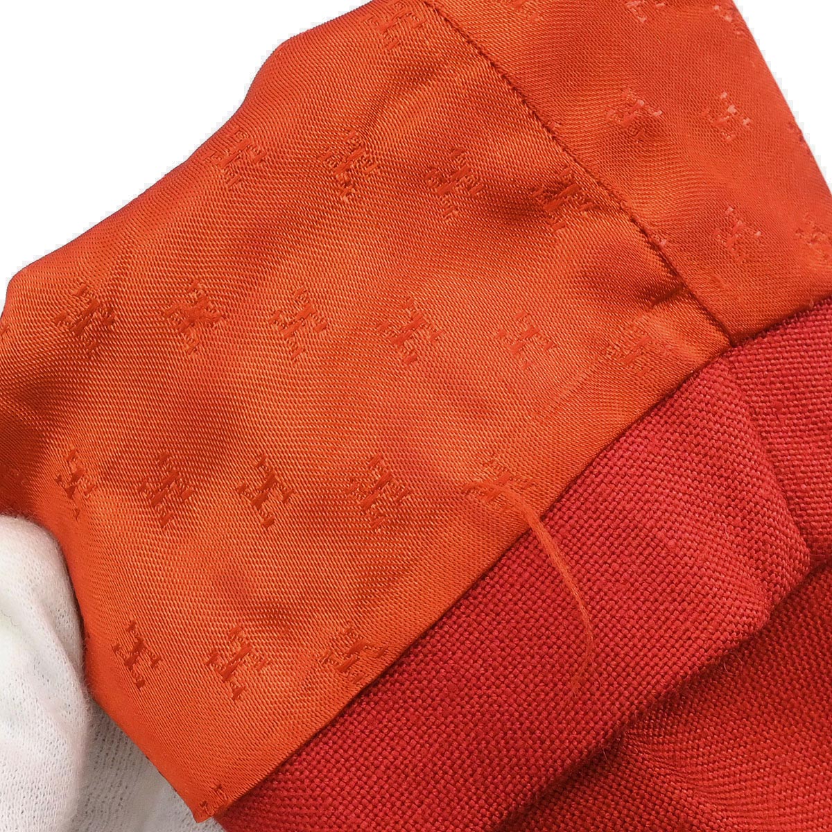 Hermes Setup Suit Jacket Skirt Red #36