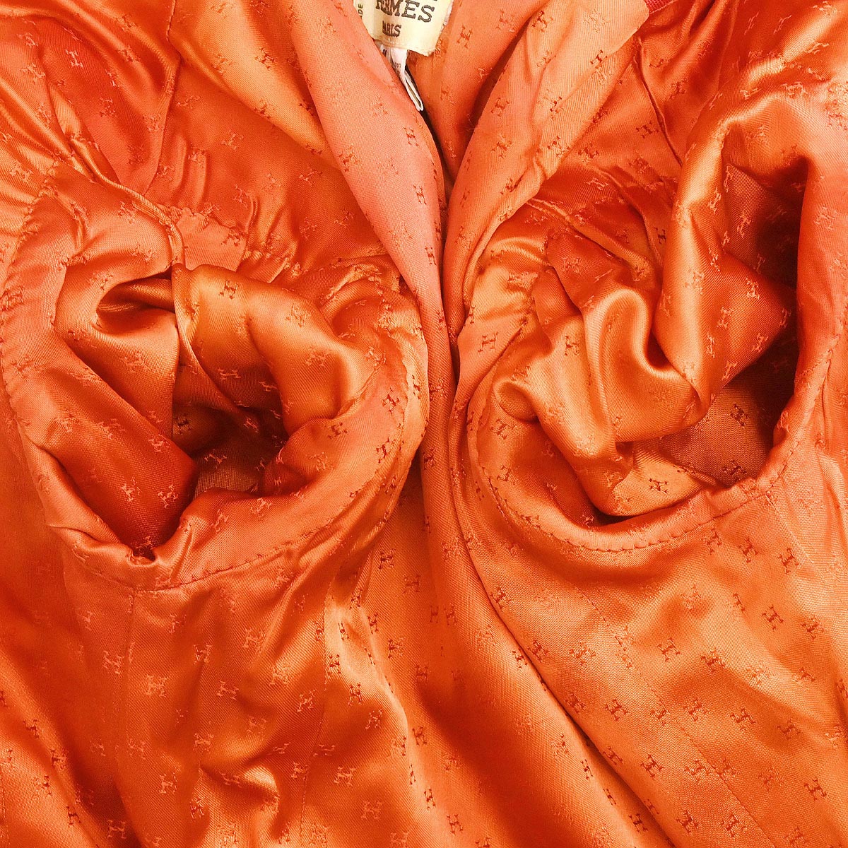 Hermes Setup Suit Jacket Skirt Red #36