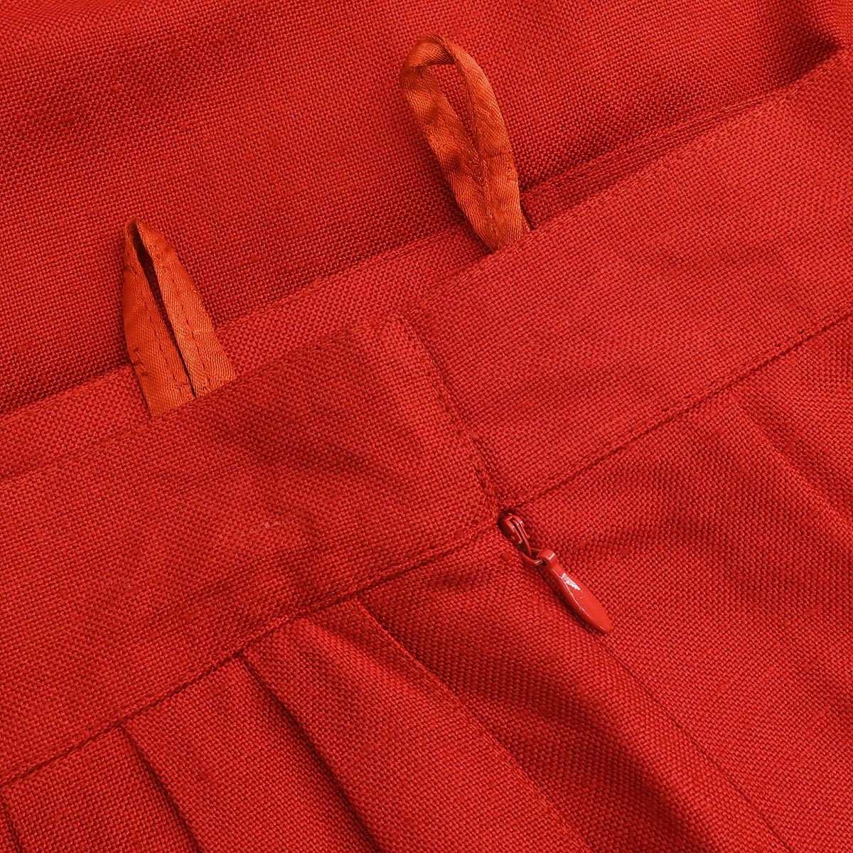 Hermes Setup Suit Jacket Skirt Red #36
