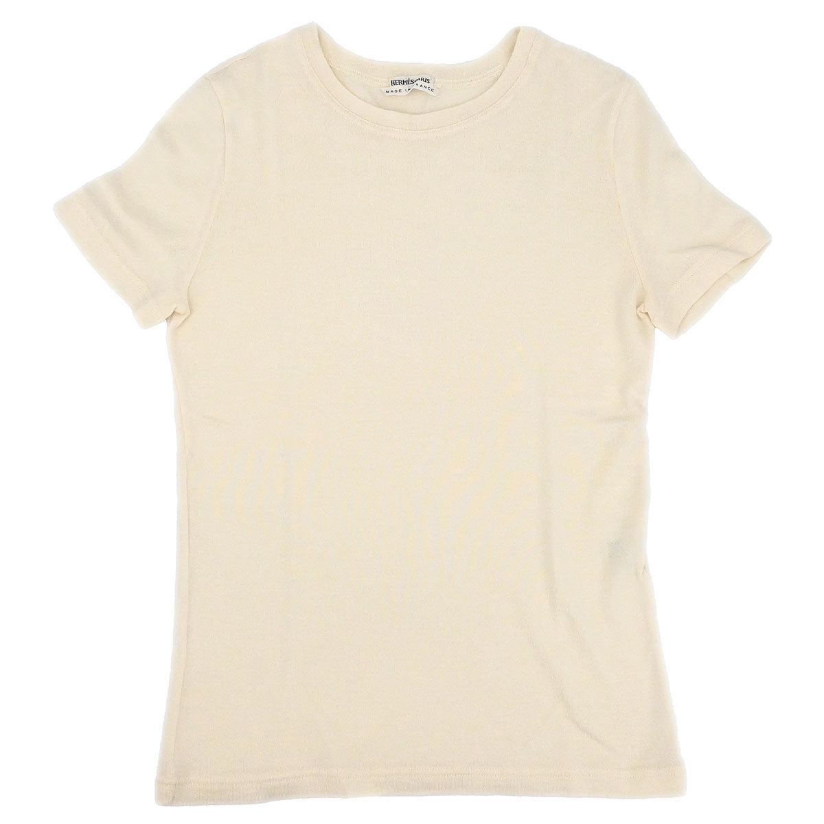 Hermes Short Sleeve T-shirt Top Ivory #36