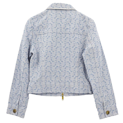 Celine Zip Up Jacket Macadam Light Blue #38
