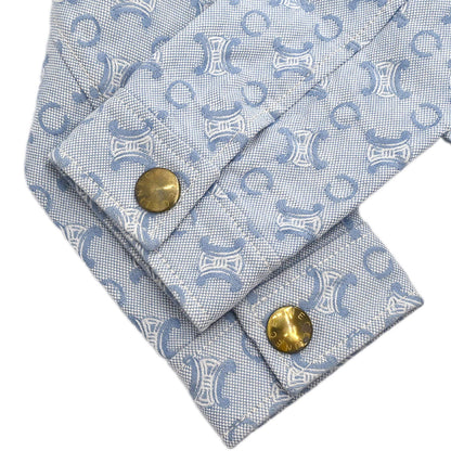 Celine Zip Up Jacket Macadam Light Blue #38