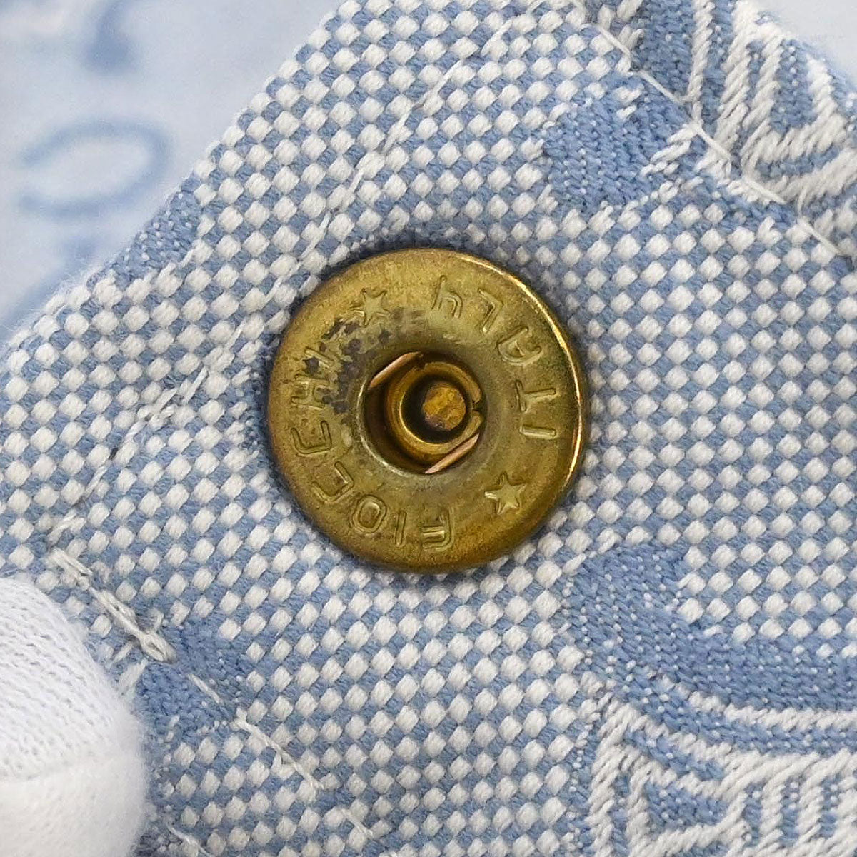 Celine Zip Up Jacket Macadam Light Blue #38