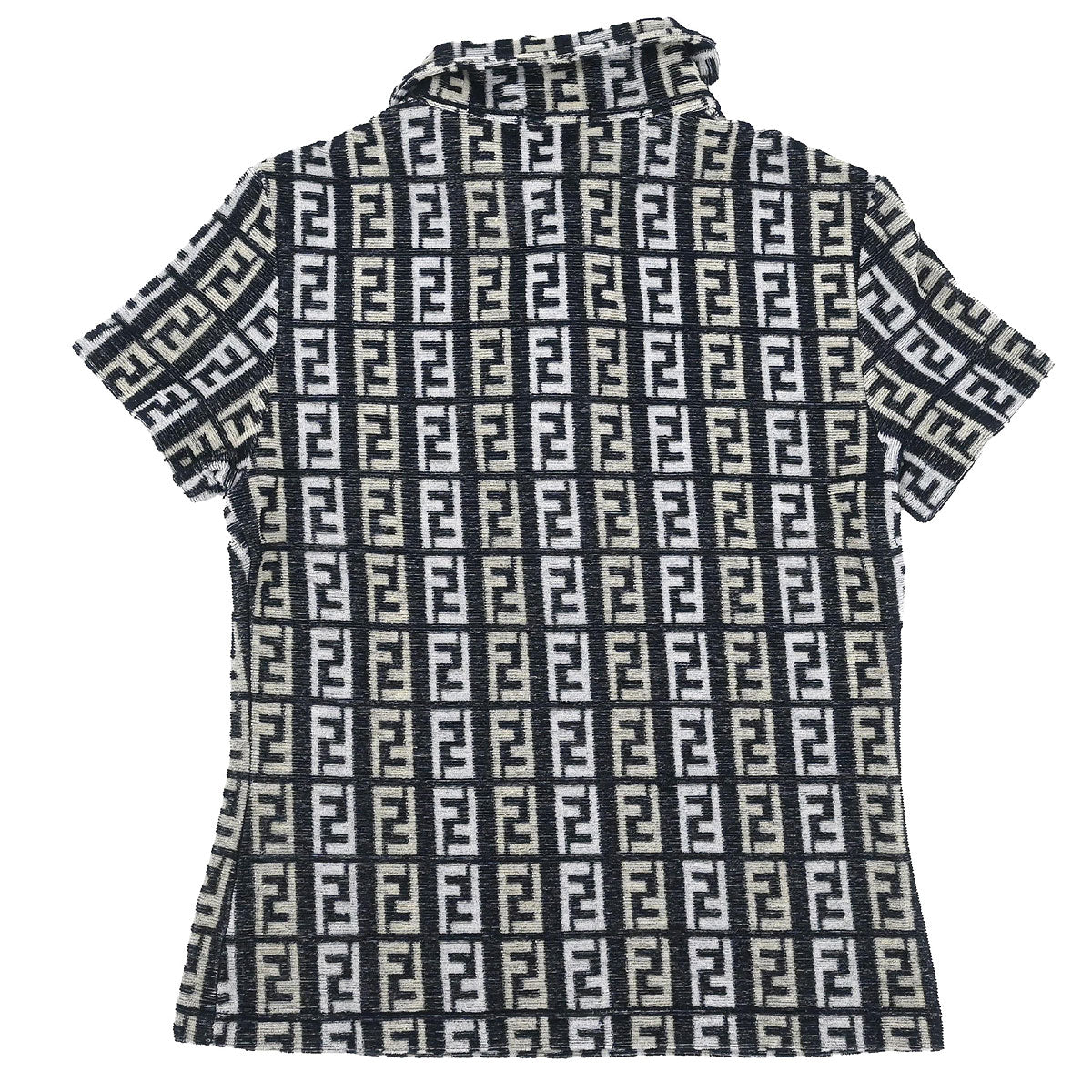 Fendi Top Polo Shirt Zucca Navy #42