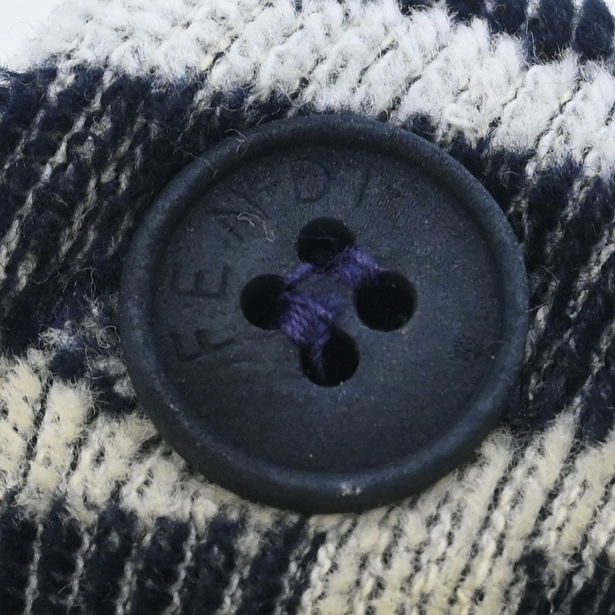 Fendi Top Polo Shirt Zucca Navy #42