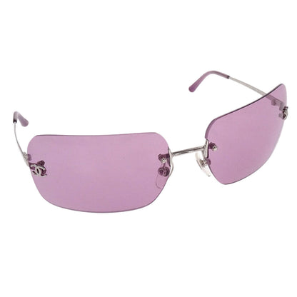 Chanel Sunglasses Eyewear Purple Small Good