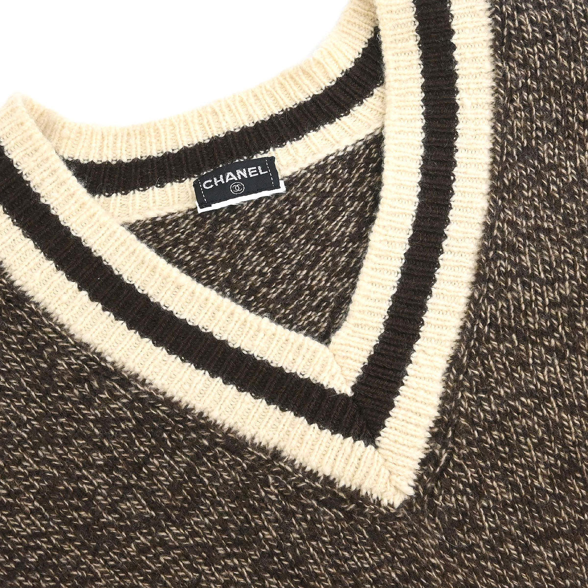 Chanel Sweater Top Brown