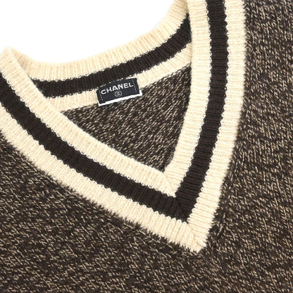 Chanel Sweater Top Brown
